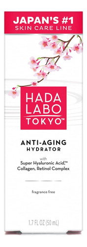 Hada Labo Tokyo Hidratante Facial Antienvejecimiento 50ml Tipo De Piel Todo Tipo De Piel