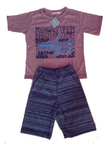 Pijama Niños Marcas Elemento Y Roko´s - Verano - Algodón