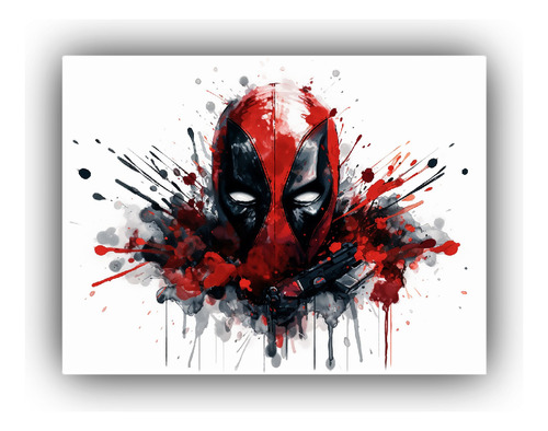 Arte De Pared Espectacular Deadpool The Movie 60x40cm