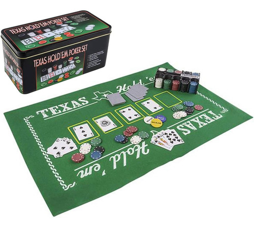 Set De Juego De Póquer Texas Holdem