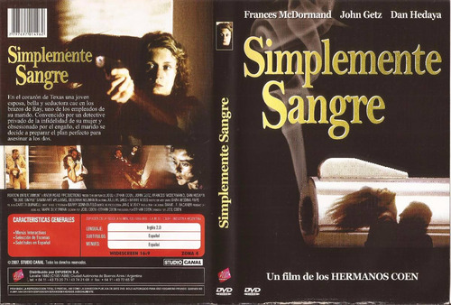 Simplemente Sangre Dvd Blood Simple Joel Coen John Getz