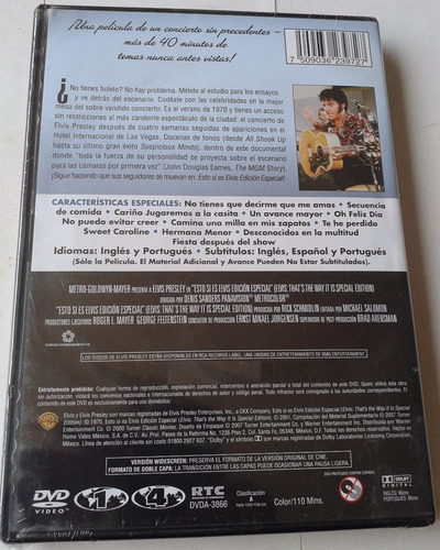 Elvis Presley Esto Si Es Elvis Dvd Documental Edic Especial (Usado)