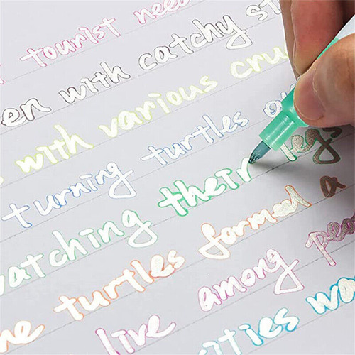 Fwefwr 8 Bolígrafos De Grafiti Para Colorear Con Luz,de