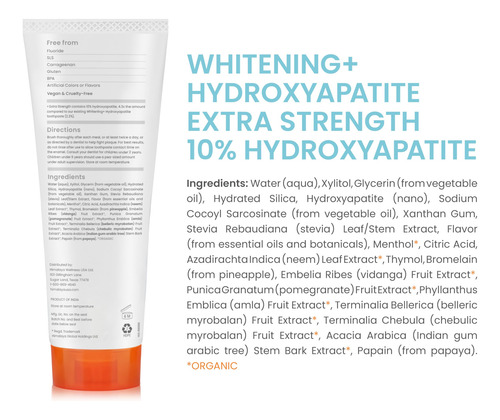 Pasta De Dientes Himalaya Botanique Whitening+ Hidroxiapatit