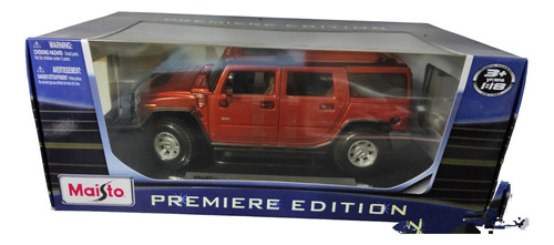 Hummer H2 Suv - Maisto  Premier Edition  Esc 1/18