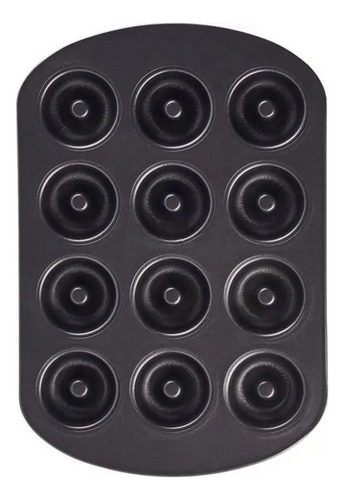 Molde Para Mini Donas Rosquillas Donuts Línea Bronce Color Marrón