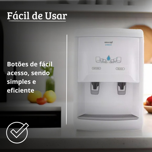 Bebedouro De Água Galão Refrigerado Evidence Branco