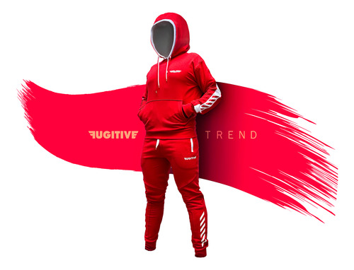 Conjunto Hombre Fugitive Trend Pants Y Sudadera Adicction