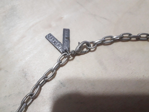 Collar Superdry Original Rockstar Vintage Calavera Cruz Nuev