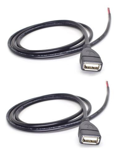 Elnone 1 Paquete De 2 Cables Usb De 3.3 Pies (3.3 ft), Conec