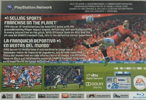 Fifa 12 Para Ps3 (Usado)