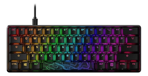 Teclado Hyperx Alloy Origins 60 Mecánico Switch Hx Color del teclado Negro Idioma No