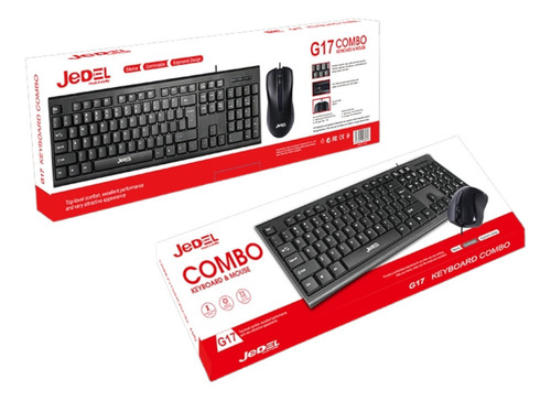 Kit Teclado Y Mouse Usb Para Pc Computadora Laptop 