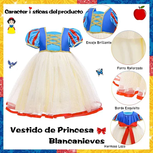 Vestido de blanca nieves moderno hotsell