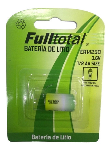 Pila Bateria Er14250 14250 3.6v Litio 1/2aa X 4