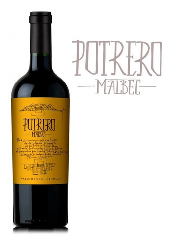 Vino Potrero Malbec 750ml Local 