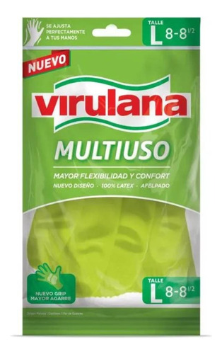 Guantes Virulana Multiuso Talle L X 1 Par