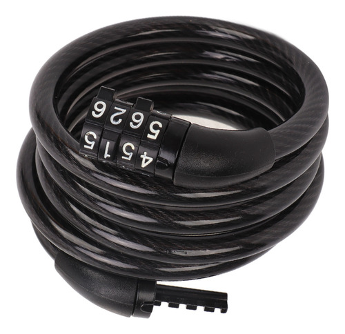 Cable Lock Bike, Combinación Antirrobo De Cuatro Dígitos Par