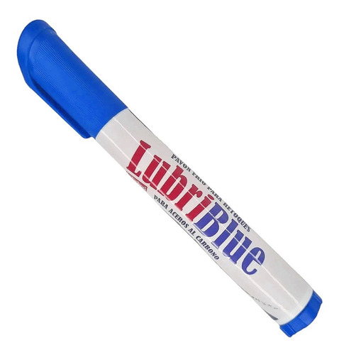Imagen 1 de 10 de Fibron Lapiz Pavon Frio Lubrilina Retoques Lubriblue Acero C
