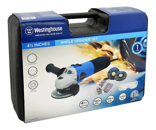 Esmeril Angular 4 1/2 Con Accesorios 900w Westinghouse