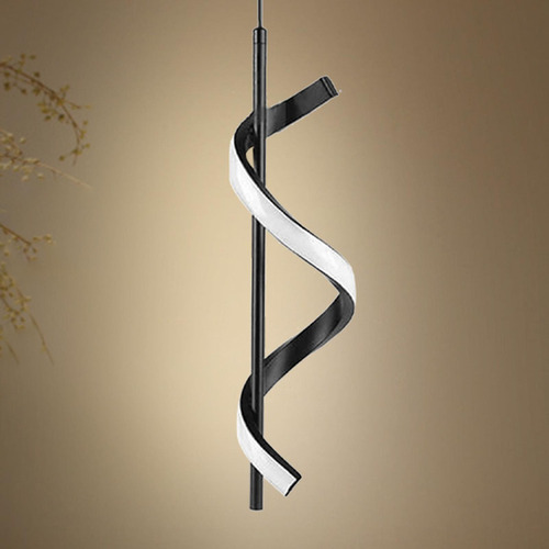 Jidihu Lâmpada De Teto Em Espiral Com Luz Pendente Led Para