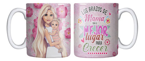 Tazón Día De La Madre Brazos De Mamá Para Crecer Grafimax