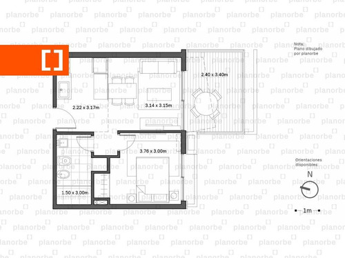 Venta De Apartamento Obra Construcción 1 Dormitorio En Centro, Nostrum Central Unidad 110