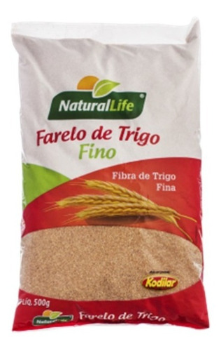  Farelo De Trigo Fino 500g Natural Life 1 Unidade