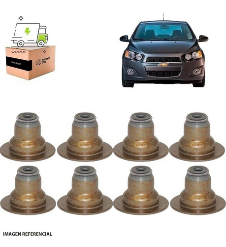 Set 8 Reten Valvula Para Chevrolet Sonic 1.6 2013 2014