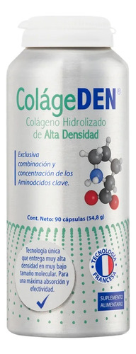 Colágeden - Colágeno Hidrolizado De Alta Densidad X 90 Caps