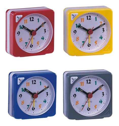 Reloj Pequeño Despertado Analógico, Sonido De Gris