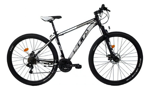 Mountain bike SLP 5 Pro  2023 R29 16" 21v frenos de disco mecánico cambios Shimano Tourney TZ31 color negro/blanco con pie de apoyo  