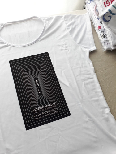 Remeras Abel Pintos - Mujer/hombre - Personalizadas