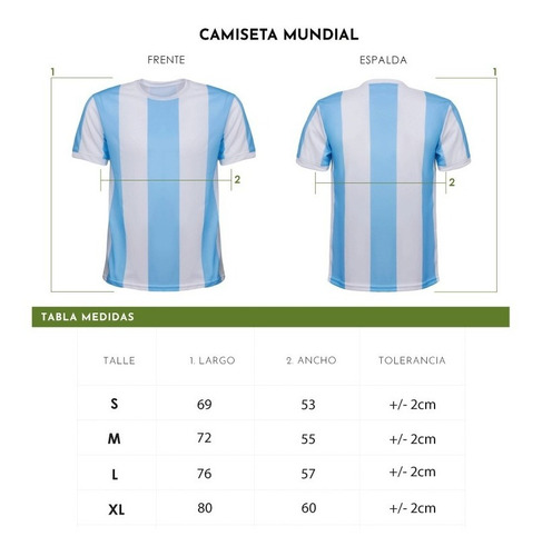 Imagen 4 de 6 de Camiseta Selección Argentina Catar Opción Tu Logo | Giveaway