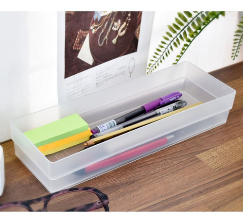 Caja Organizadora Apilable Baja 260x90x45mm Livinbox