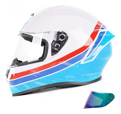Casco moto elegante sale