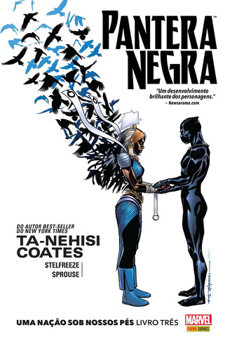 Pantera Negra: Uma nação sob nossos pés - Livro Três, de Coates, Ta-Nehisi. Editora Panini Brasil LTDA, capa dura em português, 2017