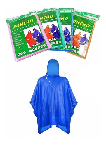 Poncho Ligero Impermeable Evite La Lluvia