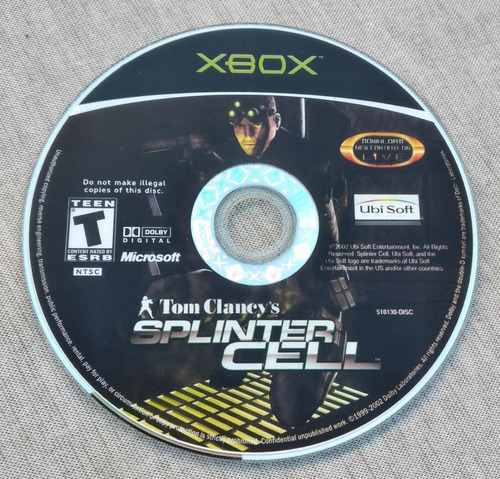 Xbox, Tom Clancy's, Splinter Cell.