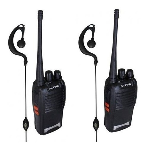 Kit 2  Rádio Comunicador Walk Talk Baofeng 777s+ Fone
