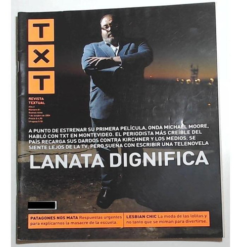 Revista Textual Txt 81 Año 2 Fecha 1 De Octubre 2004