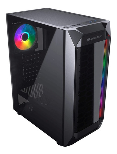 Imagem 4 de 10 de Gabinete Gamer Cougar Mx410t Rgb Vidro Temperado - Lacrado