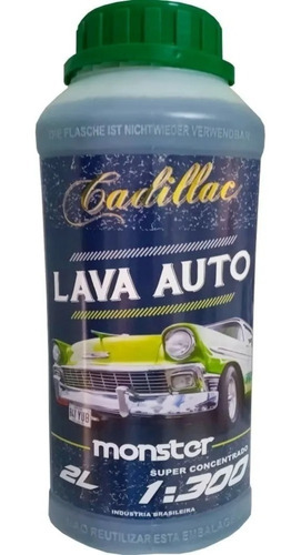 Produto Para Lavar Carros Shampoo Monster 1:300 Cadillac 2l