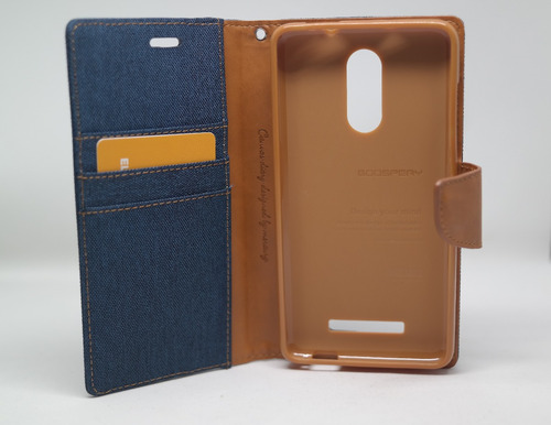 Funda Redmi Note 3 Mercury Goospery Canvas Diary Navy