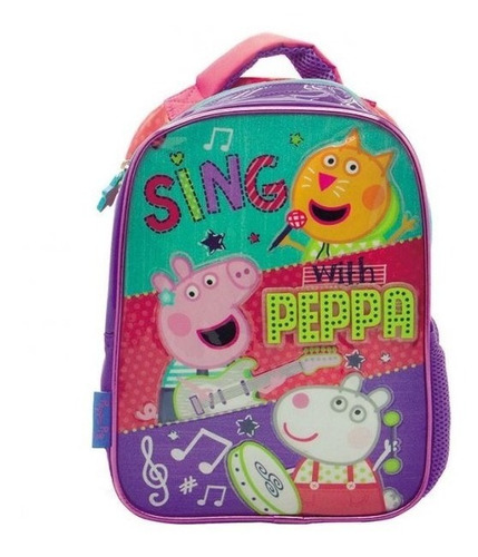 Mochila Espalda Pp044 Peppa 12  Sing Jardin