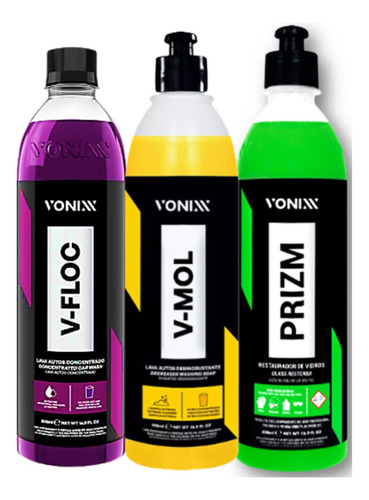 Shampoo Neutro Concentrado V-floc Prizm Vonixx V-mol 500ml