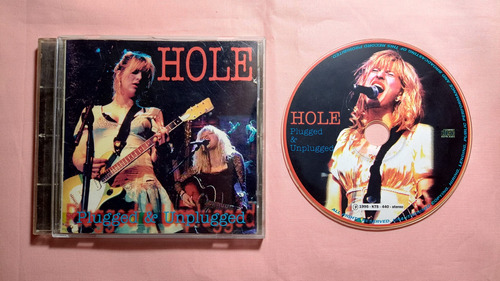 Hole Plugged & Unplugged En Cd Importado De Italia Año 1995