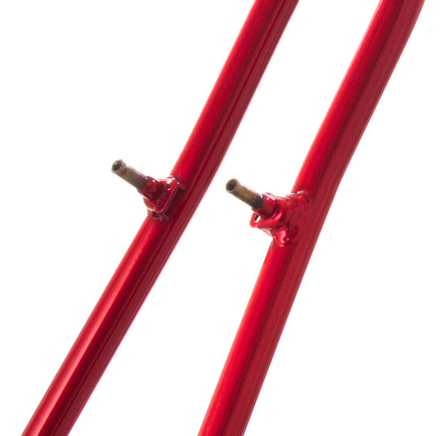 Quadro Em Aço Carbono Ultra Bike Aro 26 Com Garfo Masculino Cor Vermelho
