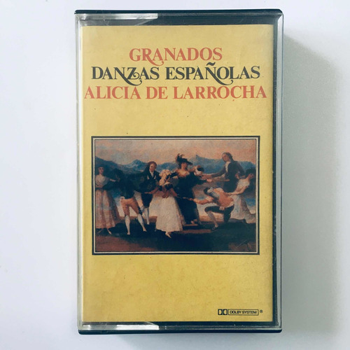Granados Danzas Españolas Alicia De Larrocha Cassette Nuevo