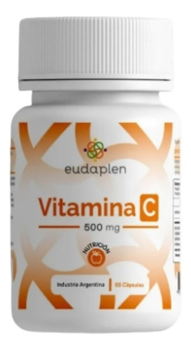 Suplemento En Cápsulas Vitamina C   500 Mg  X 50 Unidad 